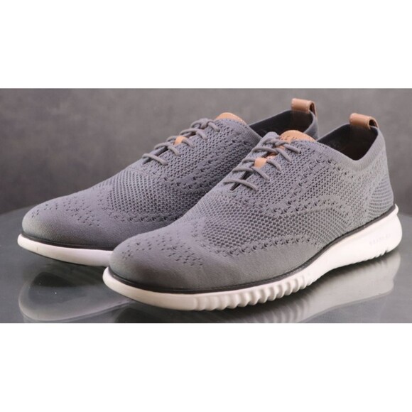 Cole Haan 2. Zerogrand Stitchlite $200 Men Wingtip Casual Shoes Sz 12 C27947 EUC - Picture 1 of 12